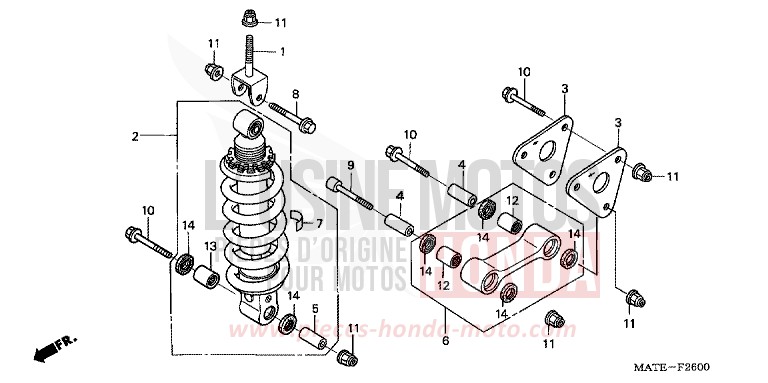 REAR CUSHION for Super Blackbird DARKNESS BLACK METALLIC (NH463) from 2006